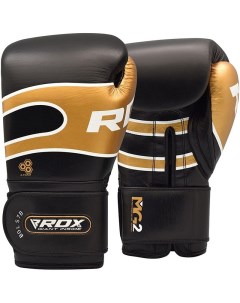 Боксерские перчатки Pro S7 золотисто черные 14 унций Rdx