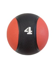 Медицинский резиновый мяч медбол для фитнеса 4 кг Red skill