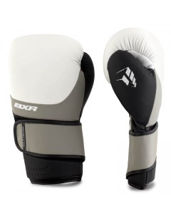 Боксерские перчатки BXR eX2 тренировочные черно серые 14 унций Punchtown