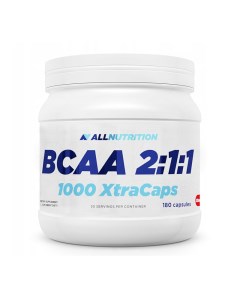 XtraCaps BCAA 180 капсул без вкуса Allnutrition