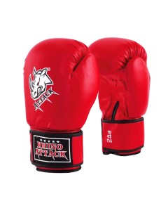 Боксерские перчатки RABG 150 Красные 4 oz Rhino attack