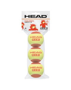 Мяч теннисный T I P Red Для детей желтый красный Head