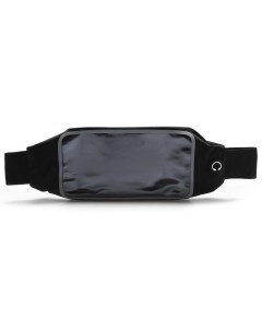 Сумка спортивная на пояс для телефона 23 см цвет черный Onlitop