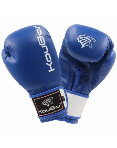 Боксерские перчатки KO300 синие 4 унций Kougar