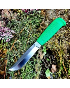 Нож финка Ромб 95Х18 резинопластик цвет зелёный Русский булат