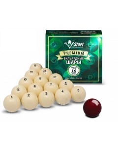 Комплект шаров для бильярда Start Billiards Premium 68 мм Nobrand