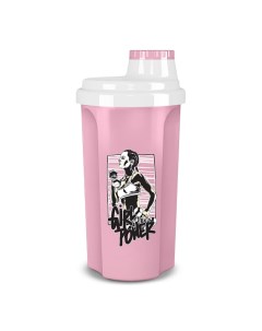 Шейкер Trec Team Girl Power 700 мл цвет розовый белый Trec nutrition