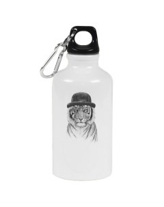Бутылка спортивная Животные Тигр в черной шляпе Coolpodarok