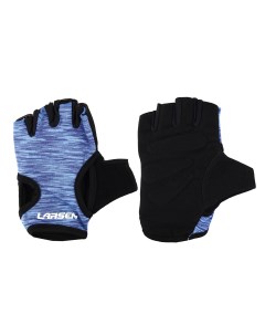 Перчатки для фитнеса 16 15052 black blue S Larsen