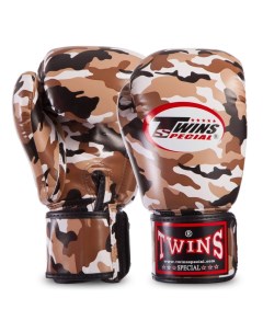 Боксерские перчатки fbgvs3 ml fancy boxing gloves коричневые 14 унций Twins