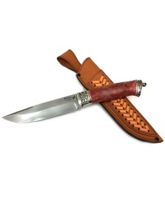 Нож Скорпион BOHLER S390 стабилизированная карельская береза Петров