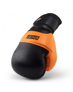 Боксерские перчатки Ghost черно оранжевые 14 унций Fumetsu