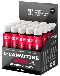 L Carnitine 3600 20 амп вкус мохито Sport technology nutrition
