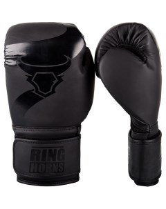Боксерские перчатки Charger черные 16 унций Ringhorns