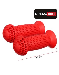 Грипсы 95мм Dream Bike цвет красный Nobrand