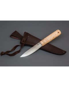 Туристический охотничий нож Якутский малый сталь 95х18 береза ручная работа Ворсма