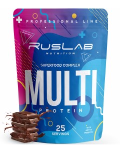 Комплексный протеин Multi Protein 800гр шоколад Ruslabnutrition