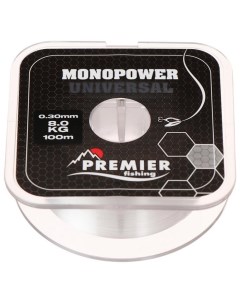 Леска MONOPOWER Universal 0 30 мм 100 м Premier fishing