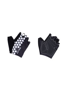 Велоперчатки Short finger glove 014810 год 2021 цвет Черный Белый ростовка L Xlc
