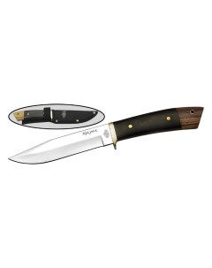 Туристический нож Иркутск латунь коричневый черный Витязь