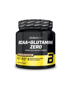 Комплекс аминокислот BCAA Glutamine Zero порошок 480 г персиковый ледяной чай Biotechusa