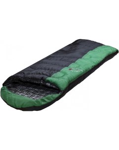 Спальный мешок Maxfort Extreme черный зеленый правый Indiana