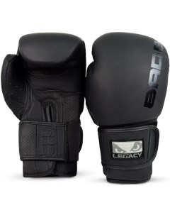 Боксерские перчатки Legacy Prime Boxing Gloves Black Black 16 унций Bad boy