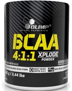 BCAA 4 1 1 Xplode powder 200 г фруктовый пунш Олимп