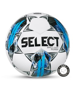 Футбольный мяч BRILLANT SUPER FIFA бел сер син 5 Select