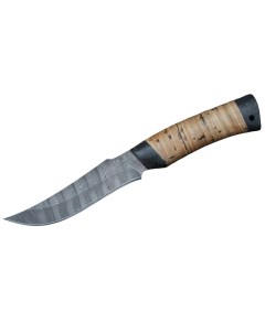 Нож туристический Н27 черный дамаск У10А 7ХНМ Златоустовские ножи Ззосс