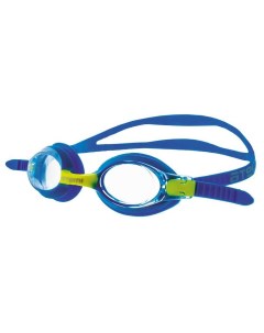 Очки для плавания детские 4 12 л сине желтые AF от UVA UVB силикон M302 Atemi