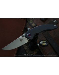 Складной нож Yu пурпурная рукоять стоунвош M390 MY03 Maxace