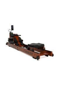 Гребной тренажер водный Wood Rower Dark древесина бука складной вес до 120 кг Unix fit