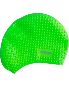 Шапочка для плавания силикон бабл зеленая Bs80 Atemi