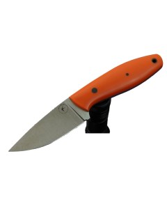 Нож Knives Shorty сталь Bohler K110 рукоять оранжевая G 10 синяя проставка Apus