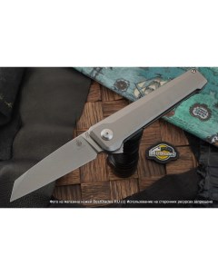 Складной нож Quell сталь S35VN титан Kizer knives