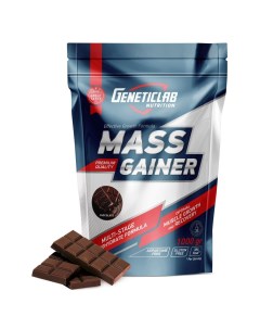 Гейнер Mass Gainer 1000 г chocolate Geneticlab nutrition