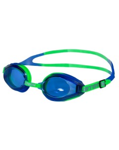 Очки для плавания спорт вз салатовые синие тонир AF от UVA UVB силикон M106 Atemi