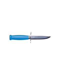 Туристический нож kniv Scout 39 Safe Blue нержавеющая сталь синяя рукоять Mora