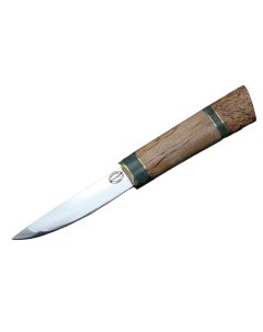 Нож Малый Якутский сталь Х12МФ рукоять карельская береза Стальные бивни