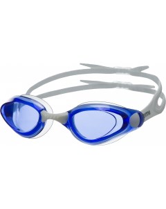 Очки для плавания универсал бел син 3 переносицы AF от UVA UVB силикон B401 Atemi