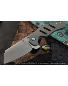 Брутальный складной нож C01C сталь S35VN титан Kizer knives