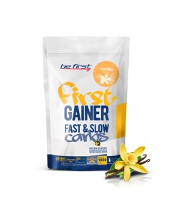 Гейнер Gainer Fast Slow Carbs 1000 г vanilla Be first