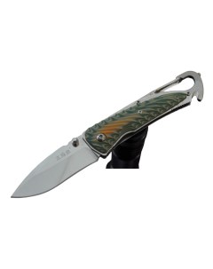Складной нож карабин 7053MUC GPV со стеклобоем и стропорезом Sanrenmu