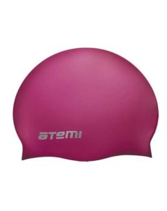 Шапочка для плавания силикон вишневая Sc104 Atemi