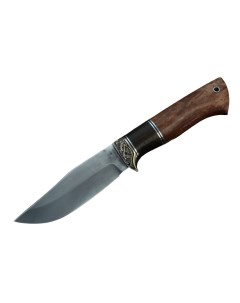 Нож Барсук ХВ5 стабилизированное дерево граб мельхиор Окские ножи
