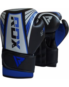 Боксерские перчатки JBG 1U серебристые синие 4 унций Rdx