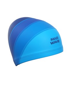 Шапочка для плавания Long Hair Junior синий Mad wave