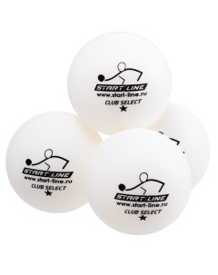 Мячи для настольного тенниса Club Select 1 белый 120 шт Start line