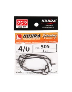Крючки офсетные Spinning 505 цвет BN 4 0 5 шт Kujira